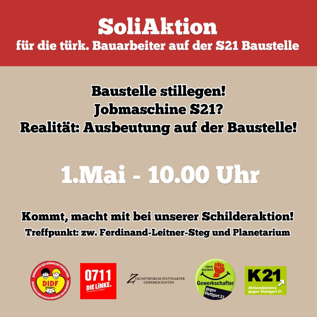 Bild von Flyer zum Aufruf