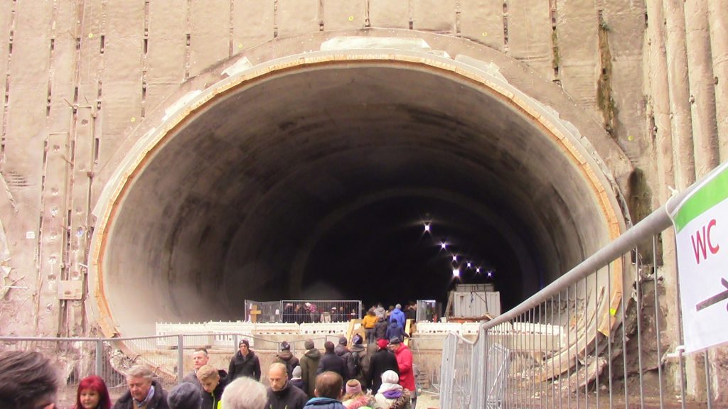 Eingang des Tunnels nördlich der Jägerstraße